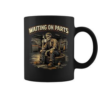 Mechanic Auto Repair Waiting On Parts Car Technician Coffee Mug | Mazezy
