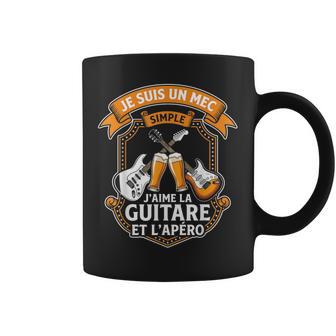 Mecimple Guitare Apéro Cadeau Guitariste Homme Tasse - Cadeauxyz