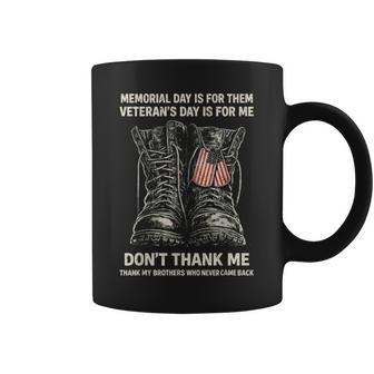 Memorial Day For Them Veteran Day Me Patriotic Coffee Mug - Thegiftio UK