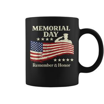 Memorial Day Patriotic Flag Remember Honor Coffee Mug - Thegiftio UK