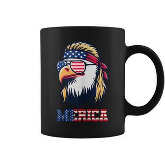 Merica Eagle Patriotic American Flag Usa 4Th Of July Coffee Mug - Thegiftio UK