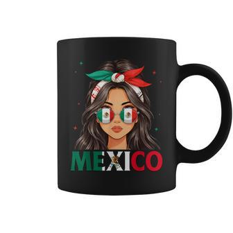 Mexico Girl Flag Proud Heritage Month Mexican Coffee Mug - Thegiftio UK