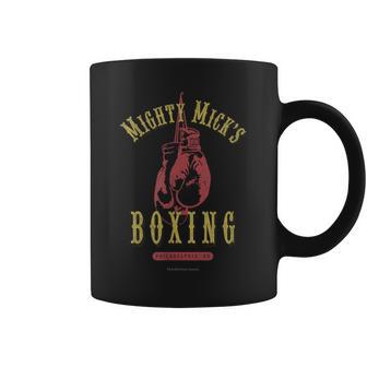 Mighty Mick's ボクシングジム ヴィンテージ アンティーク調 色あせ コーヒーマグ - Kawaiitshirt