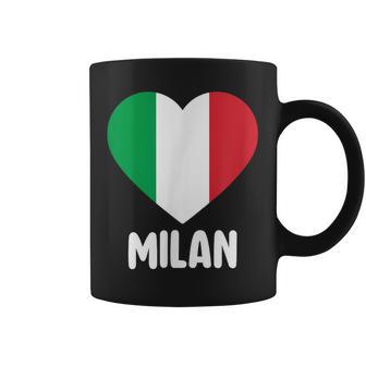 Milan Italia Bandera Italiana Italia Familia Italiano Taza de café - Regaloses