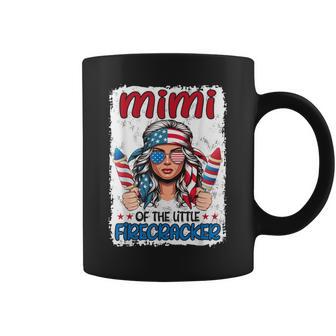 Mimi Of The Little Firecracker Patriotic 4Th July Grandkid Coffee Mug - Thegiftio UK