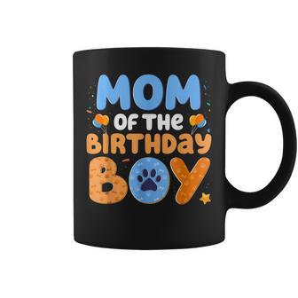 Mom Of The Birthday Boy Dog Lover Family Matching Coffee Mug - Monsterry
