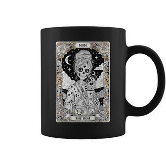 The Mom Tarot Card Skeleton Vintage Gothic Mother Day Coffee Mug - Thegiftio