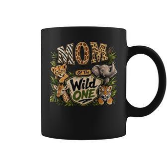 Mommy Mom Of The Wild One Safari 1St Birthday Party Coffee Mug | Seseable UK