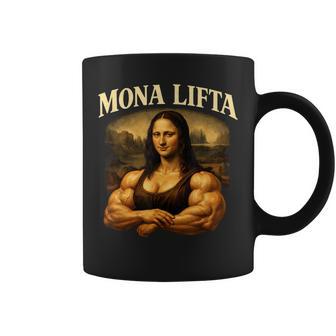 Mona Lifta マッスル モナリザ ジム ユーモア コーヒーマグ - Kawaiitshirt