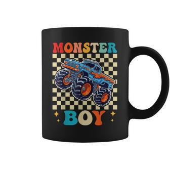 Monster Truck Boy Family Matching Monster Trucks Birthday Coffee Mug - Thegiftio UK