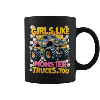 Monster Trucks Girls Like Monster Trucks Too Coffee Mug - Thegiftio UK
