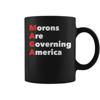 Morons Are Governing America Stop Racists Anti Trump Vance Coffee Mug - Thegiftio UK
