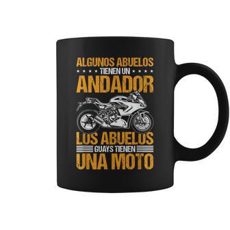Motero Abuelos Guays Tienen Una Moto Motorista Biker Taza de café - Regaloses