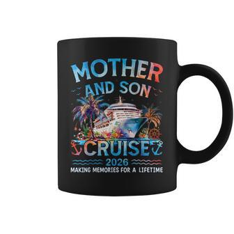 Mother And Son Cruise 2026 Matching Family Vacation Trip Coffee Mug - Monsterry