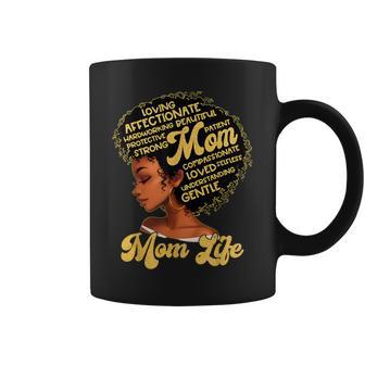 Mother's Day Black Mom Life African American Pride Women Coffee Mug - Monsterry
