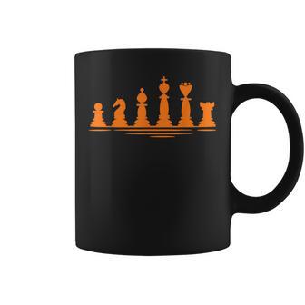 Motivo Para Jugador De Ajedrez Con Piezas De Ajedrez Taza de café - Regaloses