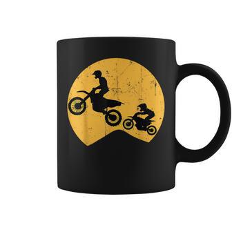 Motocross Padre Hija Hijo Motocross Motocicleta Rider Taza de café - Regaloses