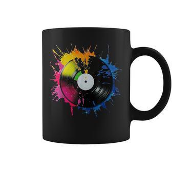 Music Lover Dj Turntable Retro Vintage Vinyl Record Player Coffee Mug - Thegiftio UK