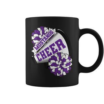 Mustangs Cheer Back To School Cheerleading Spirit P Coffee Mug - Monsterry