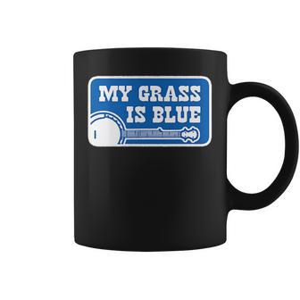 My Grass Is Blueintage Bluegrass コーヒーマグ - Kawaiitshirt