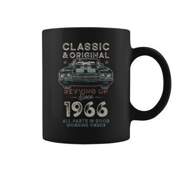 Nacido En 1966 Muscle Car 60 Cumpleaños Taza de café - Regaloses