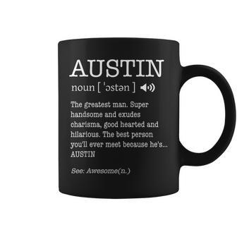 The Name Is Austin ファニーギフト 大人 定義 メンズ コーヒーマグ - Kawaiitshirt
