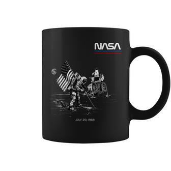 Nasaアポロミッション最初の月面着陸1969年7月20日レトロ コーヒーマグ - Kawaiitshirt
