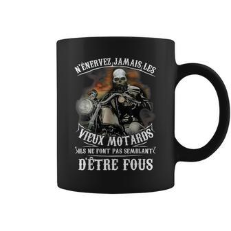 N'énervez Jamais Lesieux Motards Ils Ne Font Pasemblant Tasse - Cadeauxyz