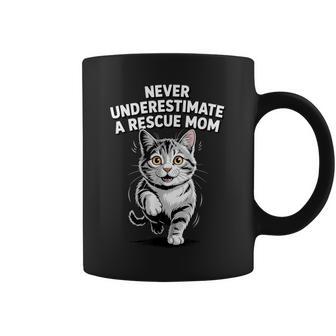 Neous-Estimez Jamais L'adoption D'un Chat Tigré Rescue Mom Tasse - Cadeauxyz