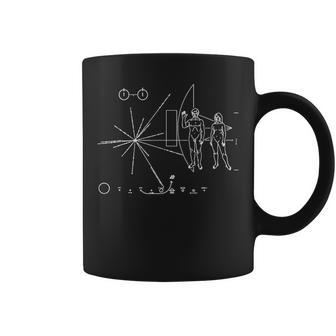 Nerdy Nasa Pioneer Placa Exploración Espacial Profesor De Ciencias Taza de café - Regaloses
