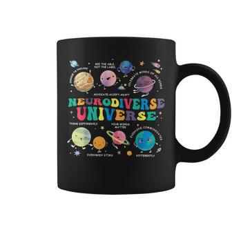 Neurodiverse Universe Space Planet Autism Awareness Teacher Coffee Mug - Monsterry