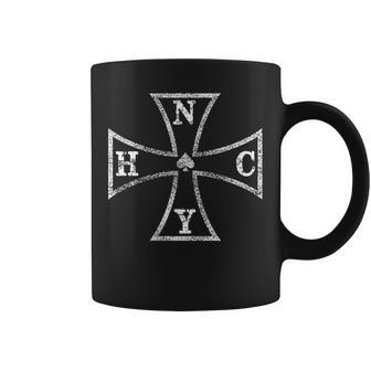 New York Hardcore Nyhc Iron Cross Iron Cross Wwhc コーヒーマグ - Kawaiitshirt