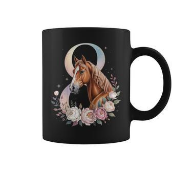 Niños 8º Cumpleaños De Caballo Con Flores Niña De Ocho Años B-Day Taza de café - Regaloses