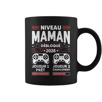 Niveau Maman Débloqué 2026 Annonce Grossesse Gamer Tasse - Cadeauxyz