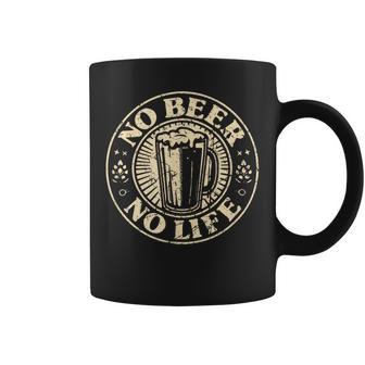 No Beer No Life ヴィンテージドリンク ビール愛好家 ビールファン向け コーヒーマグ - Kawaiitshirt