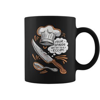 No Estaba En La Receta Cocinar Cocinero Chef Cocina Divertida Taza de café - Regaloses
