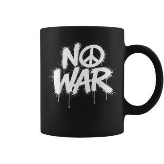 No War Peace Protests World Freedom Independence Day Coffee Mug - Monsterry