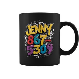 Nostalgic Jenny Phone Number 867-5309 Retro Music 80S Coffee Mug - Monsterry
