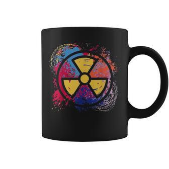 Nuclear Medicine Radiation Symbol Colorful Radiology Tech Coffee Mug - Thegiftio UK