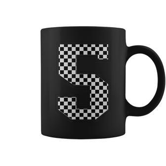 Numéro 5 Numéro À Damier Tasse - Cadeauxyz
