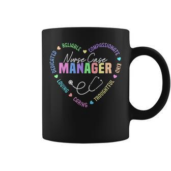Nurse Case Manager Appreciation Heart Coffee Mug - Monsterry