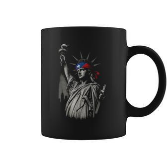 Nuyorican Liberty Puerto Rican Flag Bandana Coffee Mug - Thegiftio UK