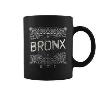 Nyc Bronx バンダナスタイル アンティーク調tシャツ コーヒーマグ - Kawaiitshirt