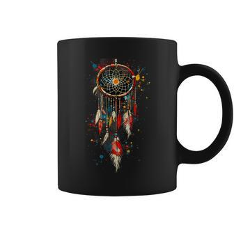 Obra De Arte De Atrapasueños De La Tribu India Nativa Taza de café - Regaloses