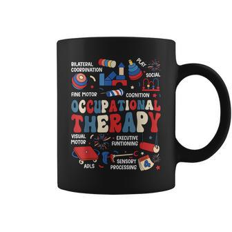 Occupational Therapy 4Th Of July Patriotic Ot Proud Apparel Coffee Mug - Thegiftio UK