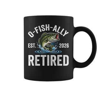 Ofishally Retired 2026 Fishing Retirement Fisherman Coffee Mug - Monsterry