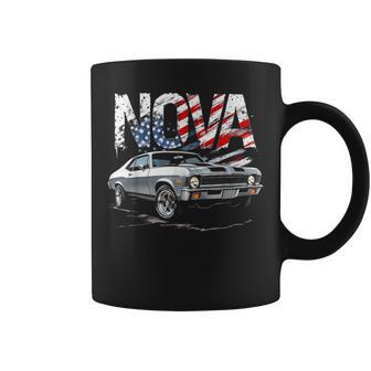 Old School Classic 1970 70 Nova Ss American Flag Muscle Car Coffee Mug - Thegiftio UK