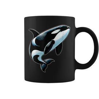 Orca シャツ オーシャン シャチ 恋人 男性 男の子 女の子 キッズ シャチ コーヒーマグ - Kawaiitshirt