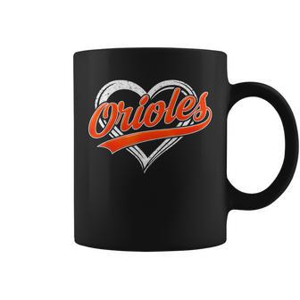 Oriole Name Retro Heart For Boy Girl Kids Coffee Mug - Thegiftio UK