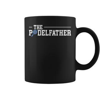 The Padelfather Dad Fathers Day Racquet Paddle Coffee Mug - Thegiftio UK